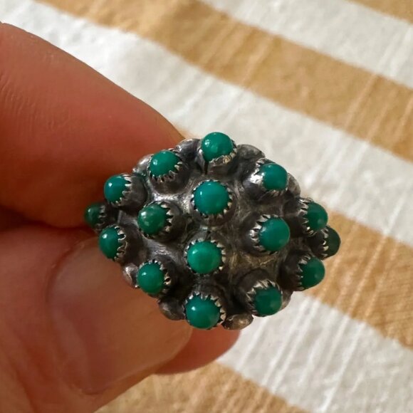 Zuni Ring + Made in Moab/Trading Post Turquoise Collection - Picture 1 of 3